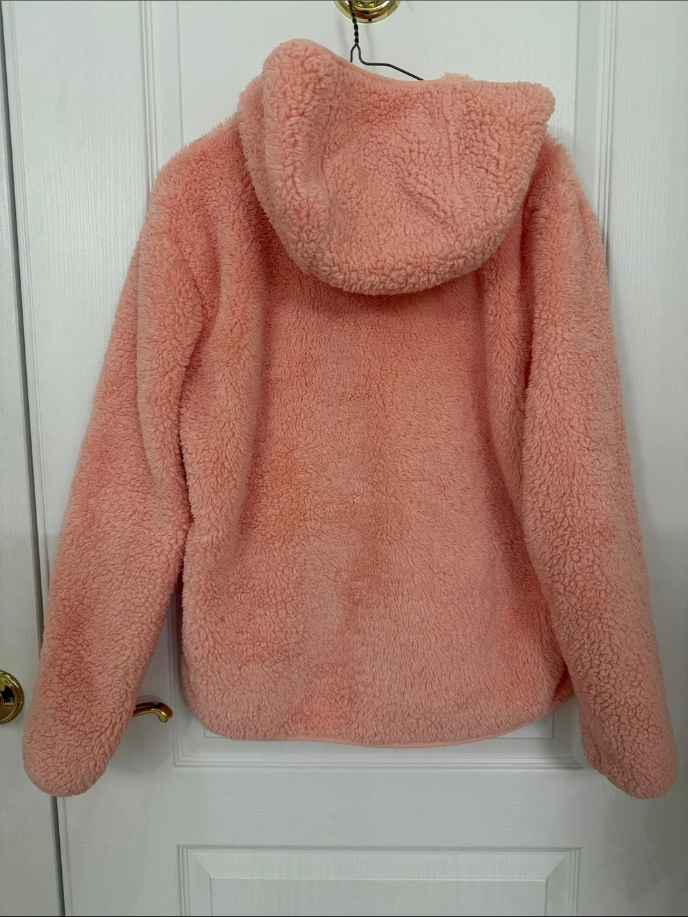 Eddie Bauer Peach Pink Sherpa Zip Hoodie for Kids